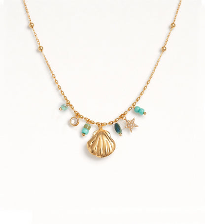 Seashell Star Necklace