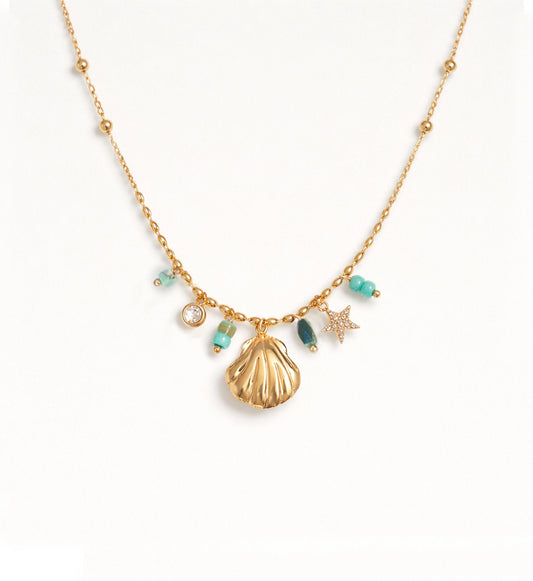 Seashell Star Necklace