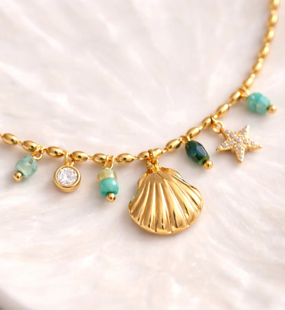 Seashell Star Necklace & Bracelet Bundle