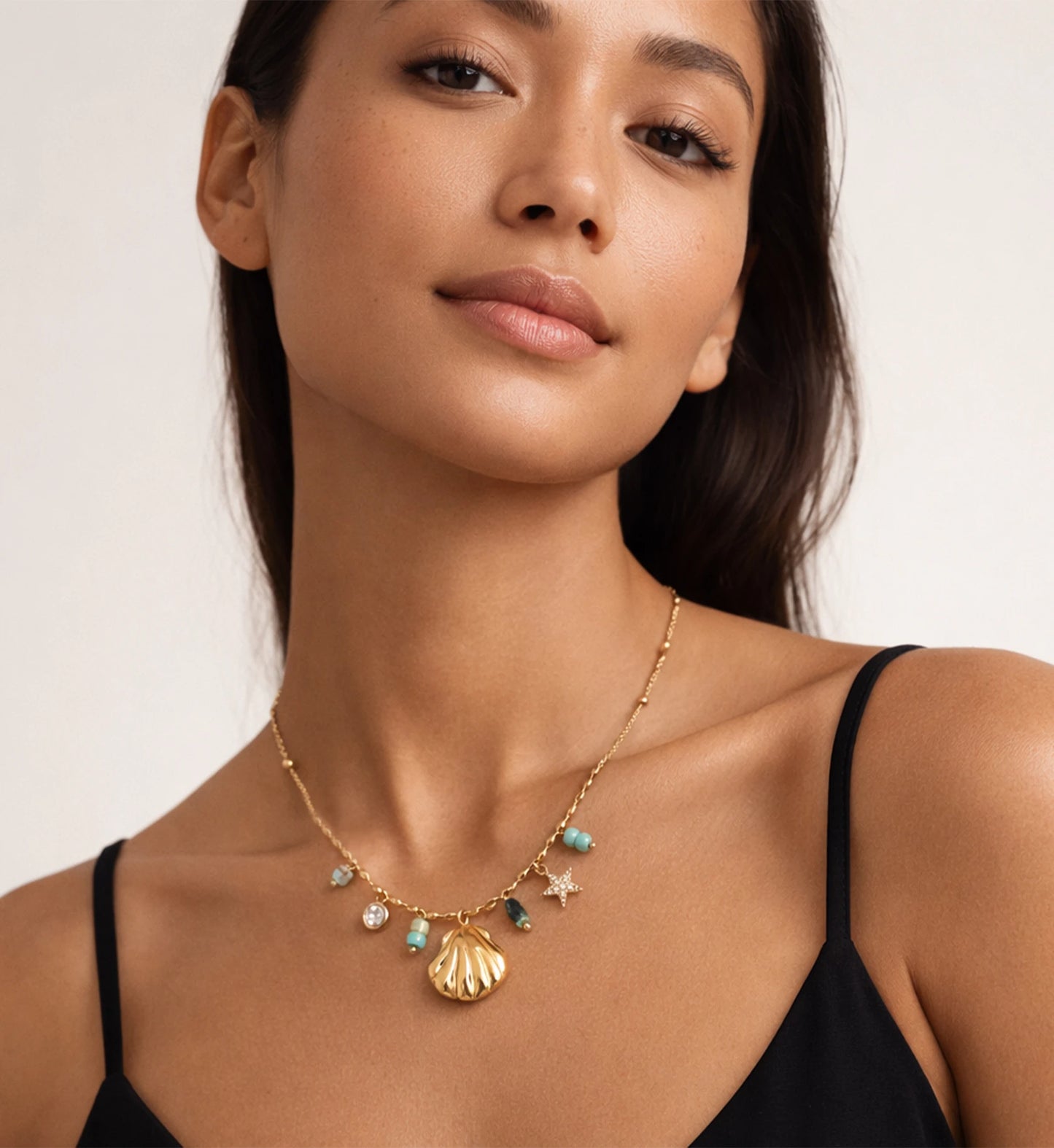 Seashell Star Necklace