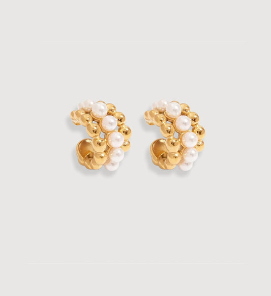 Shell Pearl Ear Cuff