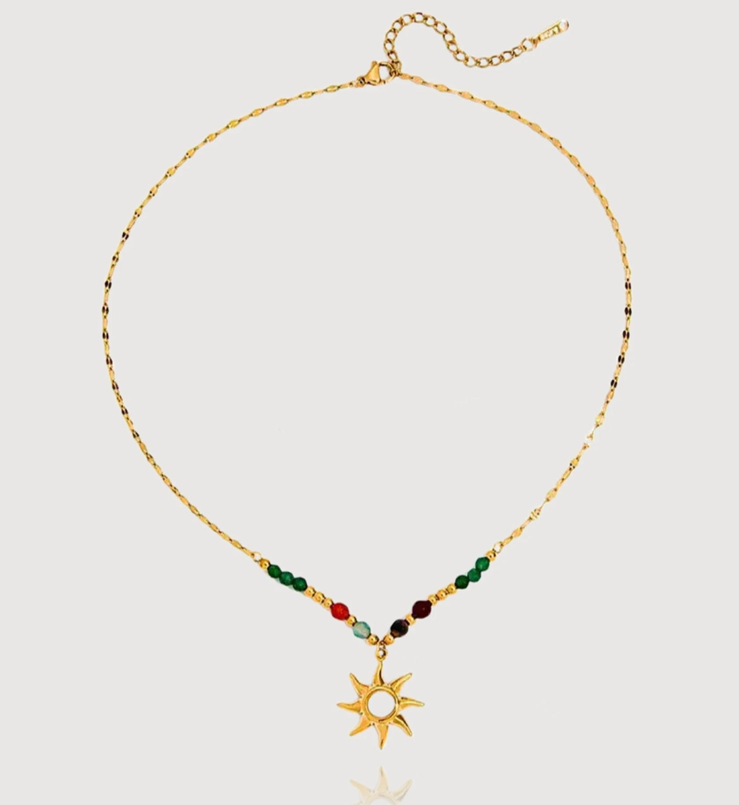 Sun Rainbow Layered Necklace Bundle