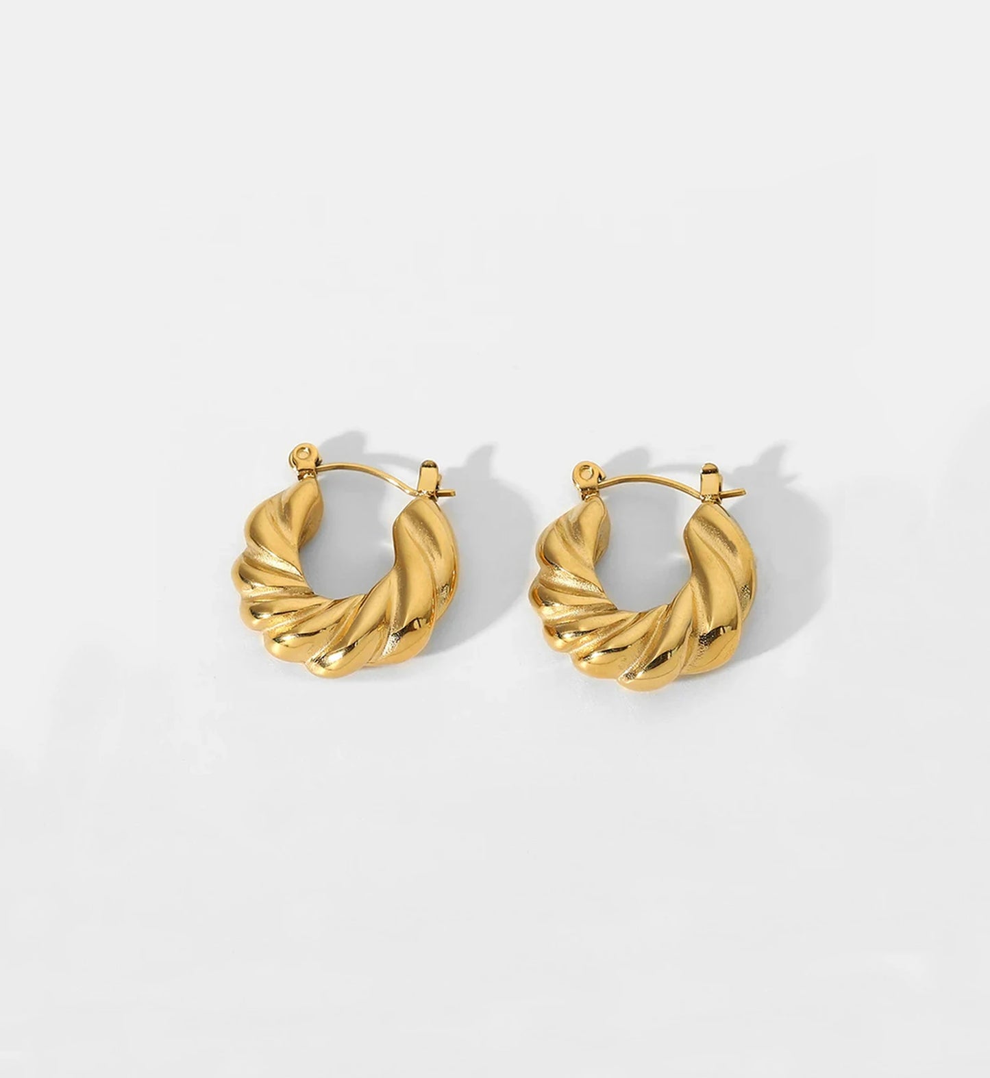 Twisted Hoop Earrings